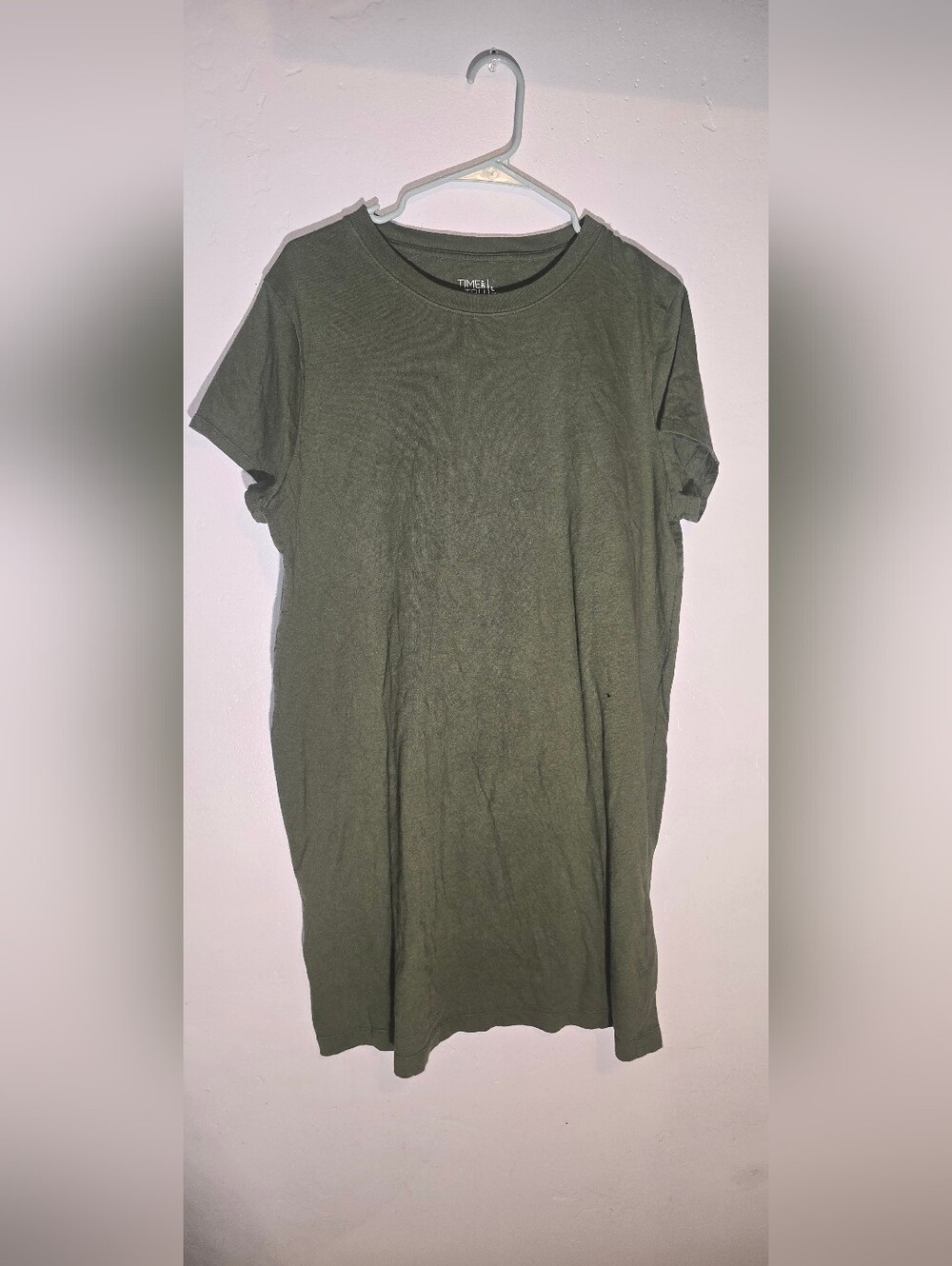 Time and Tru Olive Green Womans Dress